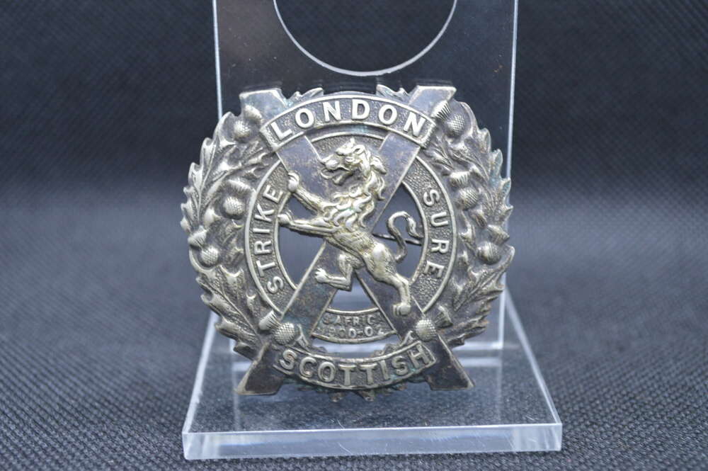 WW1 14th Battalion, The London Scottish Regiment Cap Badge