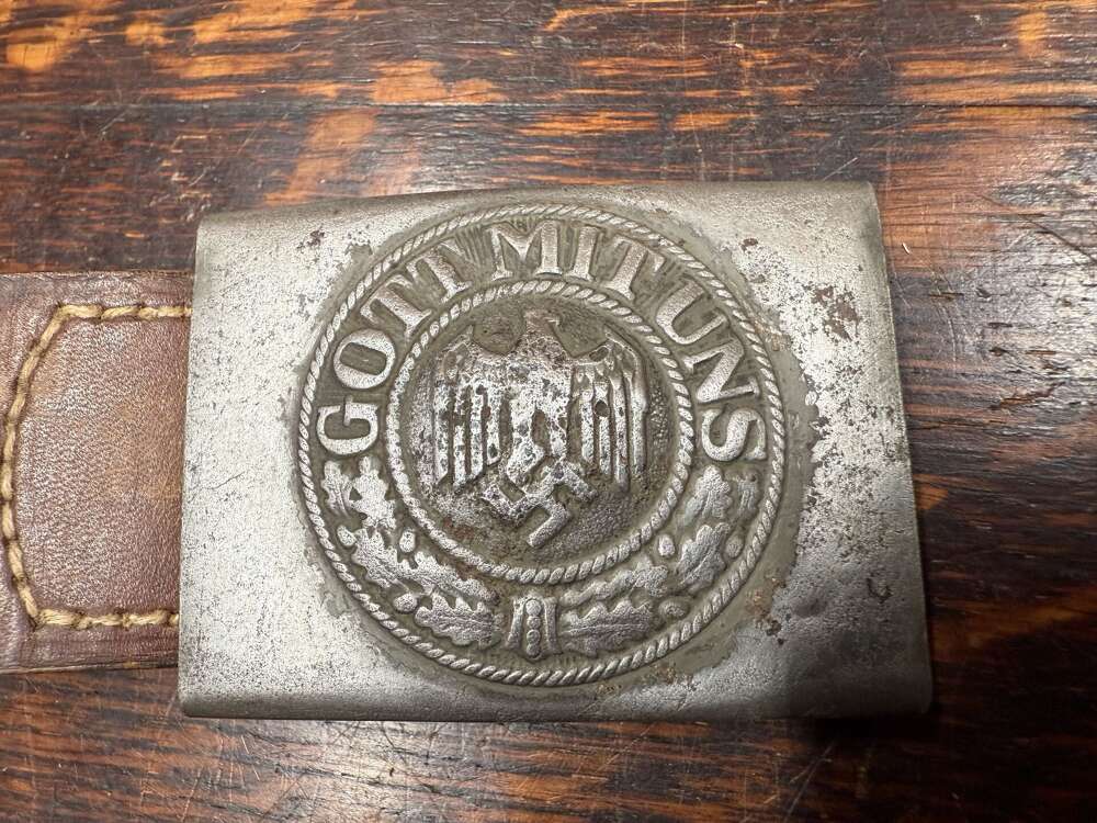WW2 German Heer Tabbed Buckle
