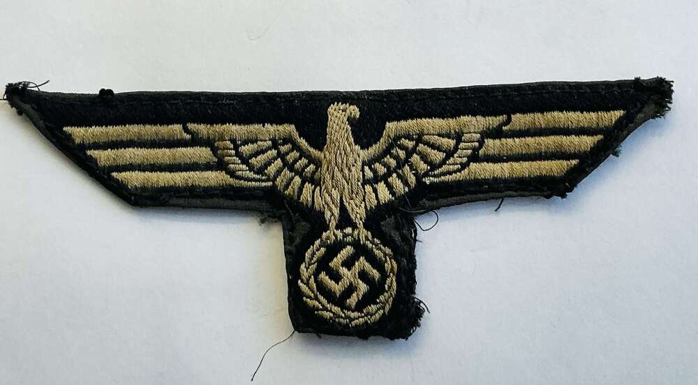 Panzer breast eagle uniform removed