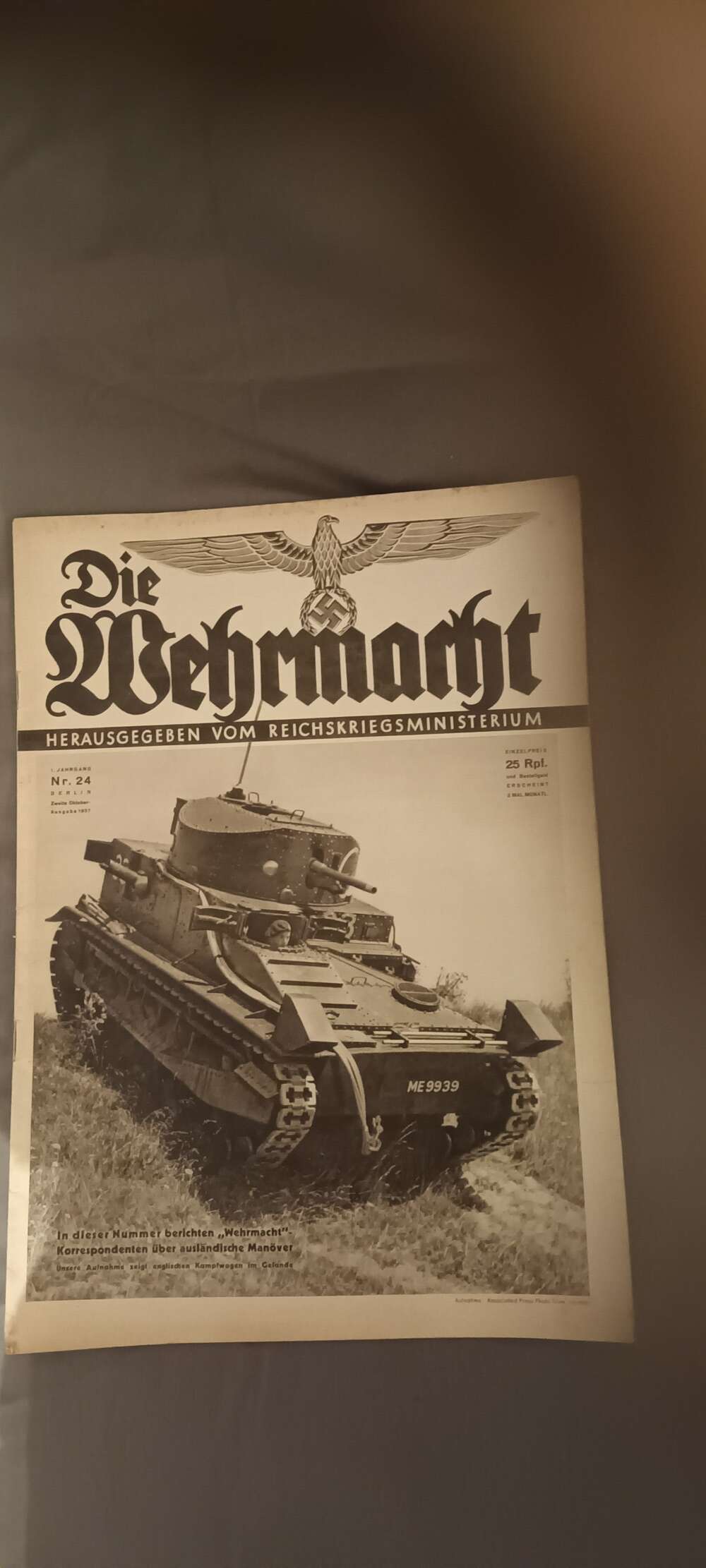 German magazine "Die Wehrmacht"
