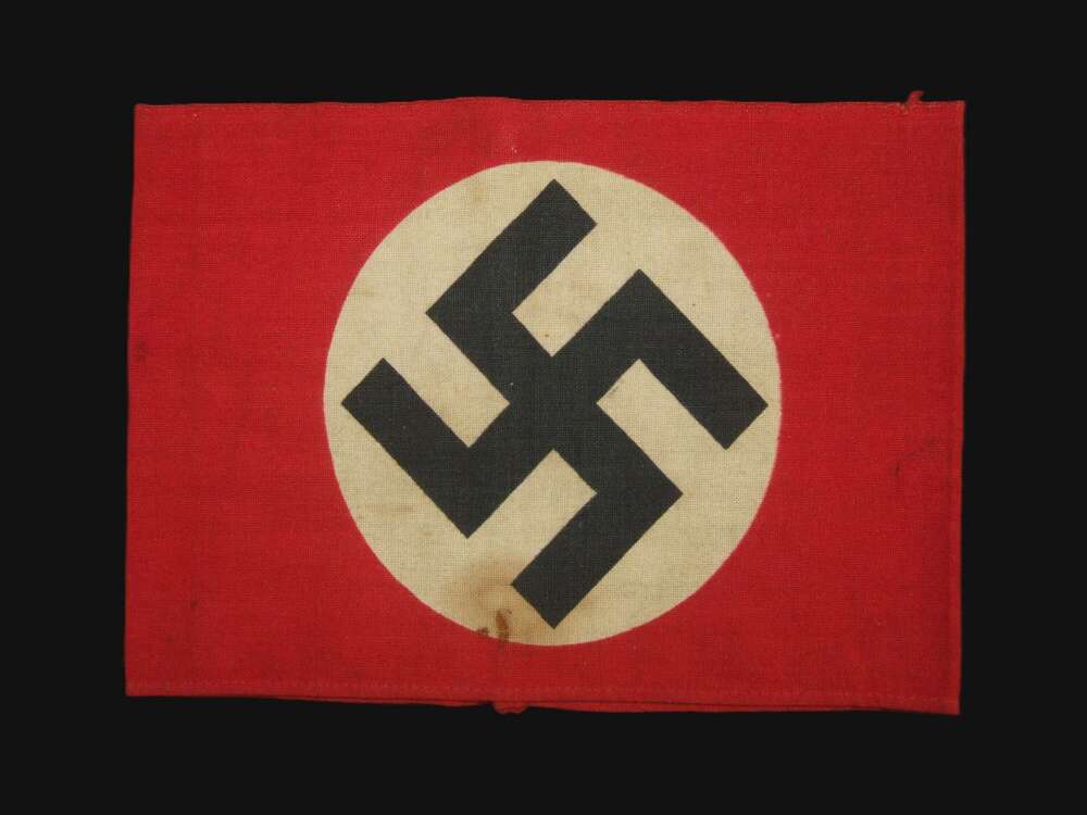 A Late Period Printed NSDAP Armband