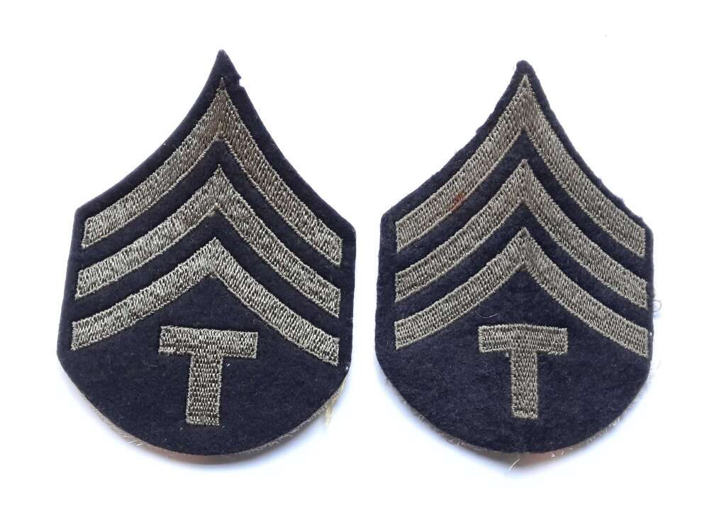 WW2 US Technical Sergeant Stripes