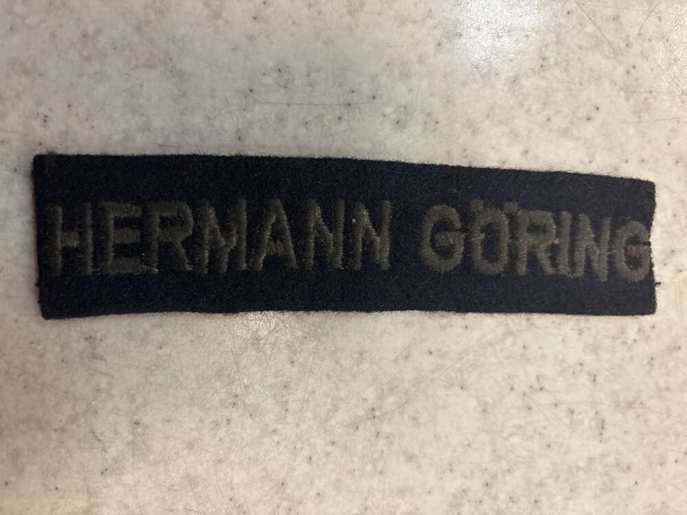 WWII German Luftwaffe Hermann Goring part Cuff Title