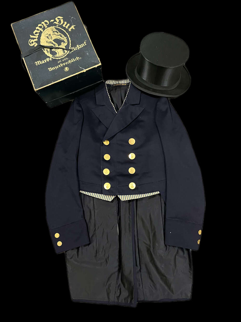 VERY RARE GERMAN REICHS CHANCELLOR BERNHARD V. BULOW FRACK AND HAT