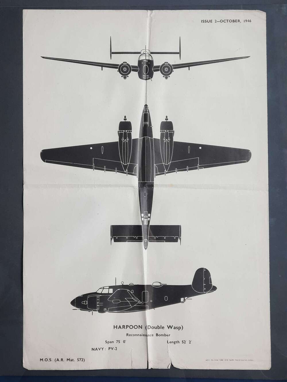 Lockheed Harpoon Recognition Poster