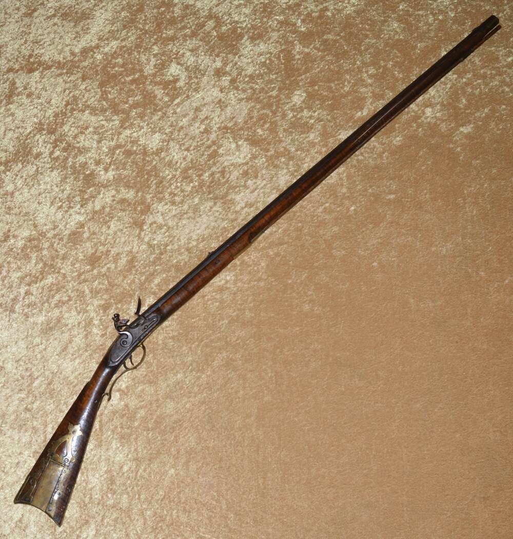 Flintlock Kentucky Long Rifle, ca. 1830