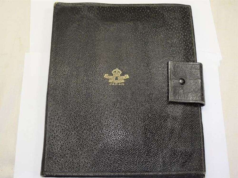 An excellent Early Post War British Commonwealth Forces Japan Officers Documents Wallet
