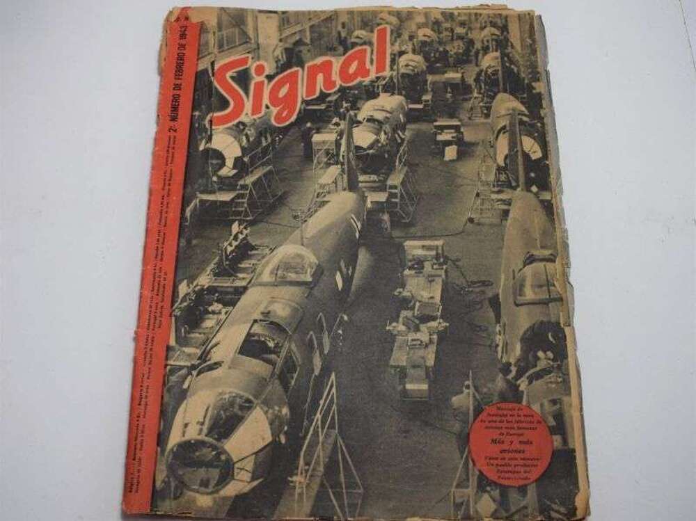 93) Original WW2 German Army Signal Magazine in Spanish 2nd February 1943