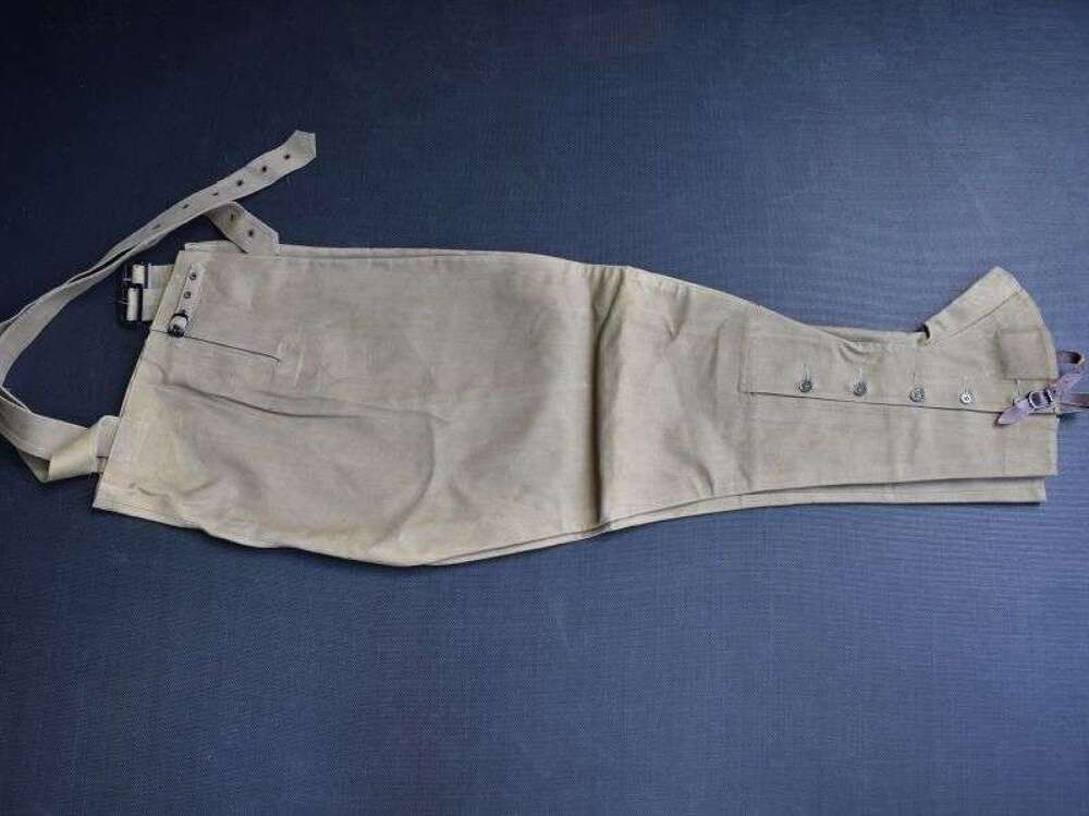 10) Original WW2 British Army Issue DR Waterproof Leggings Size 5, 1941