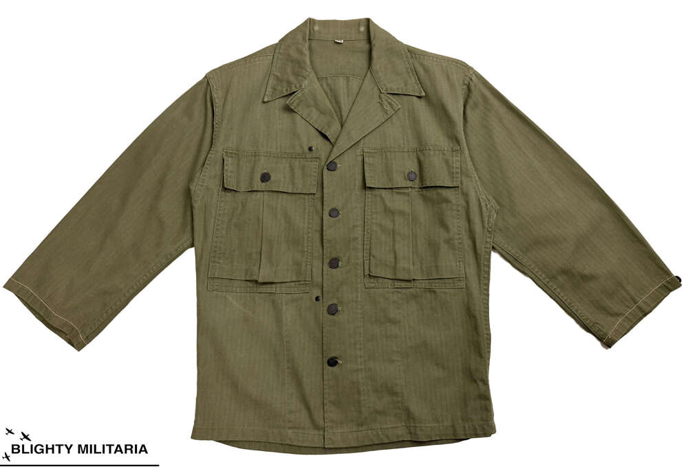 Original WW2 US Army Second Pattern HBT Jacket - Size 32