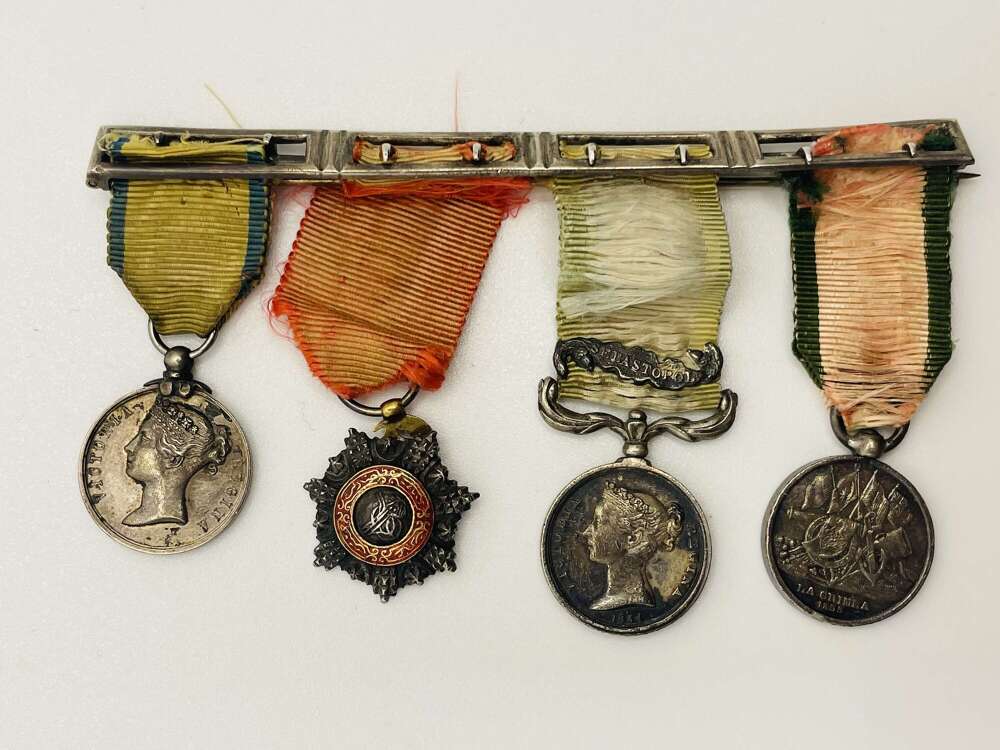 Order Of The Medjidie & Campaign Miniature Group. Royal Navy.