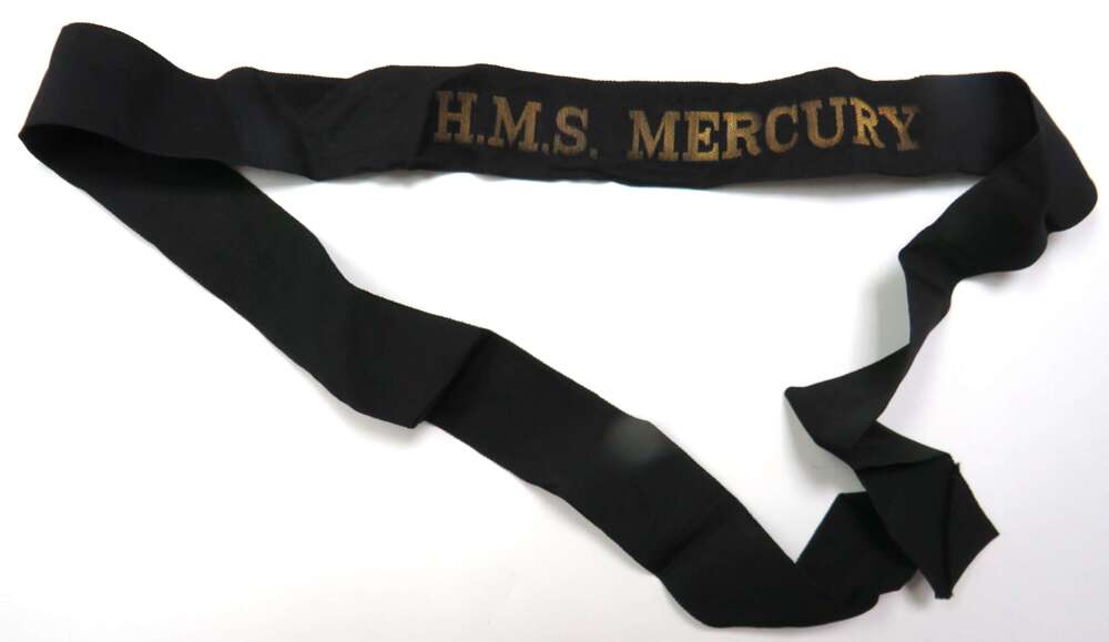 HMS Mercury Full Length Ratings Cap Tally