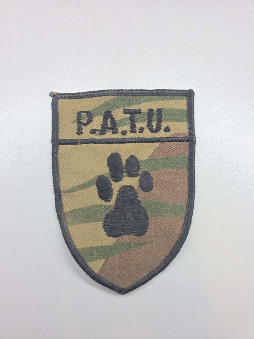 Rhodesian BSAP P.A.T.U. (Police Anti-Terrorist Unit) Camouflage Shield Patch