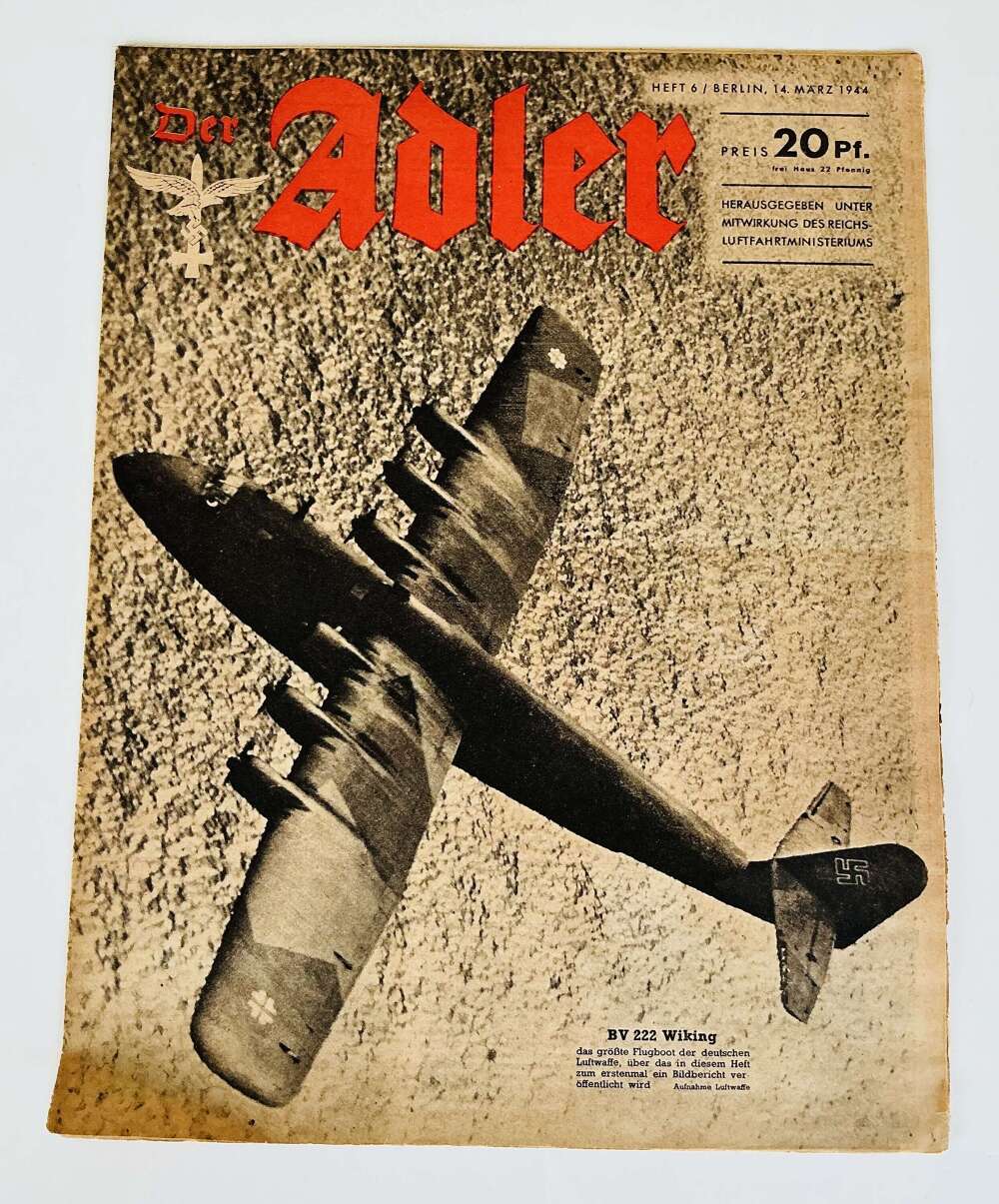 Luftwaffe Adler magazine dated March 1944