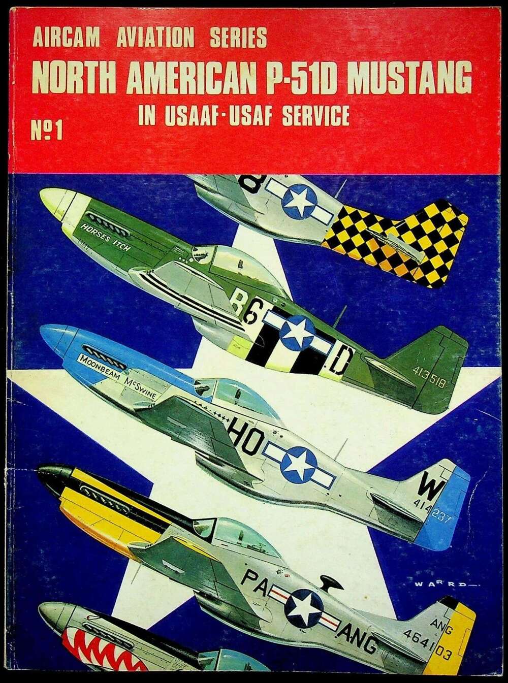 Aircam Aviation Series #.S1; North American P-51D Mustang: 1971 Softcover Trade Paperback