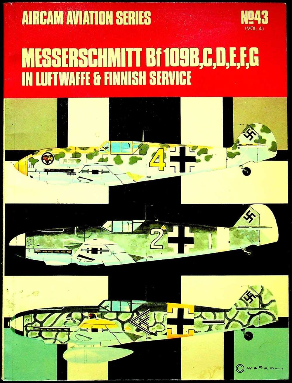 Aircam Aviation Series #.40; Messerschmitt Bf109F-G: 1971 Softcover Trade Paperback