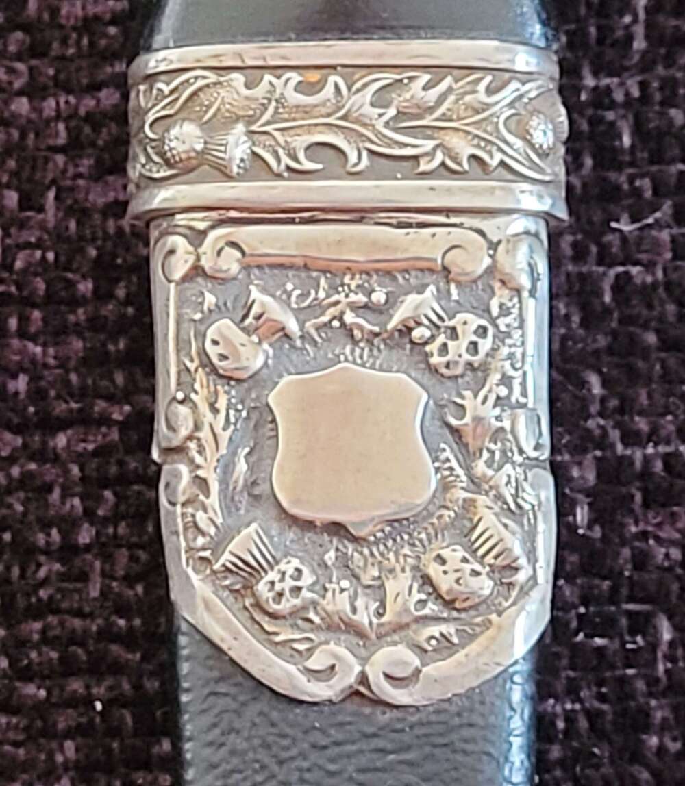 A Fine SIlver Mounted Skean Dubh