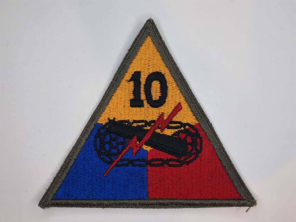 WW2 US 10th  Armored Division Patch