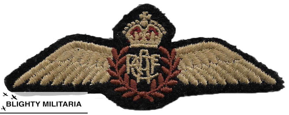 Original WW2 RCAF Pilot's Wings - Flat Pattern Wing
