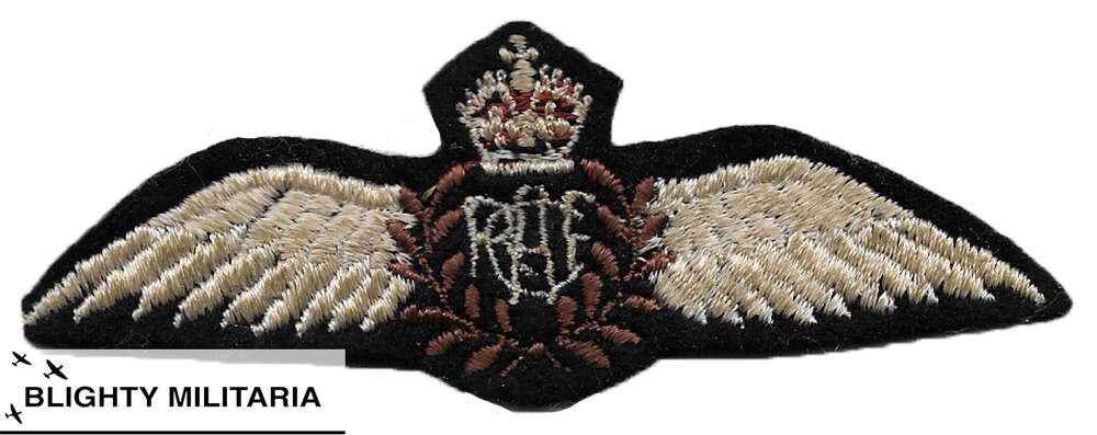 Original WW2 RCAF Pilot's Wings - Flat Pattern Wing