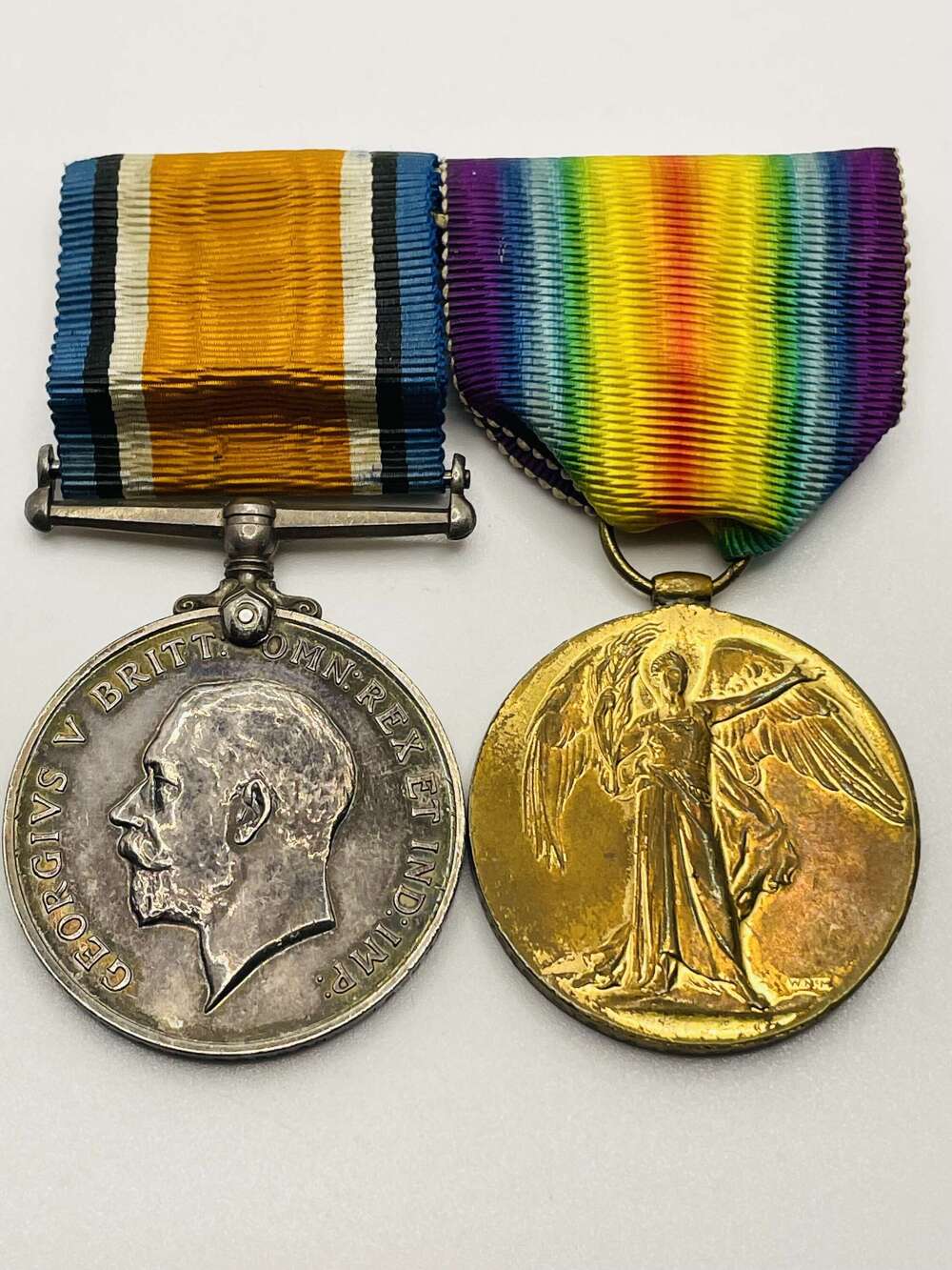 WW1 Pair WIA. Somme. 18th Hussars.