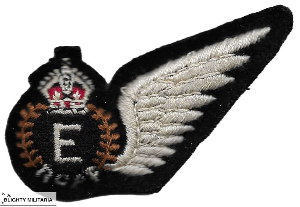 Original WW2 Royal Canadian Air Force Engineer Brevet - Padded Pattern