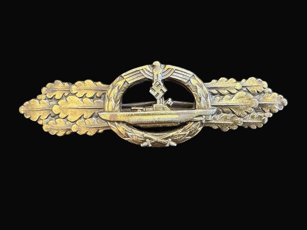 U Boat Combat Clasp in Bronze ( U-Boots-Frontspange in Bronze)