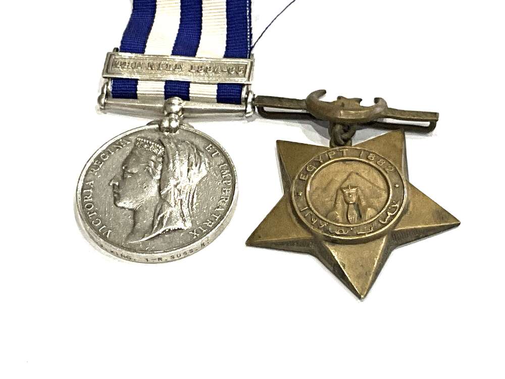 EGYPT MEDAL WITH BAR AND THE KEDIVE STAR