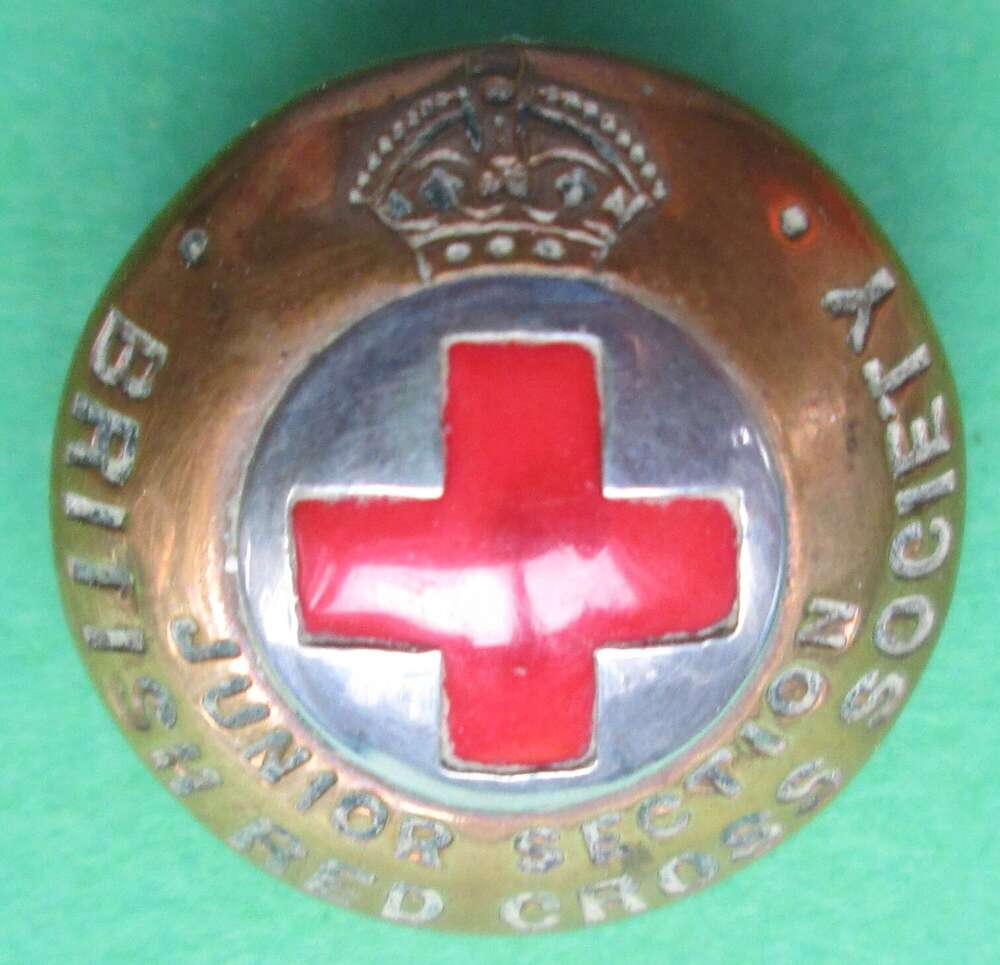 British Red Cross Junior section button badge