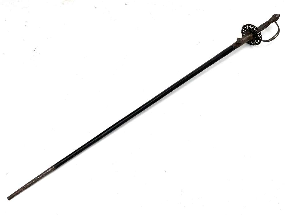 Rapier and scabbard circa 1720