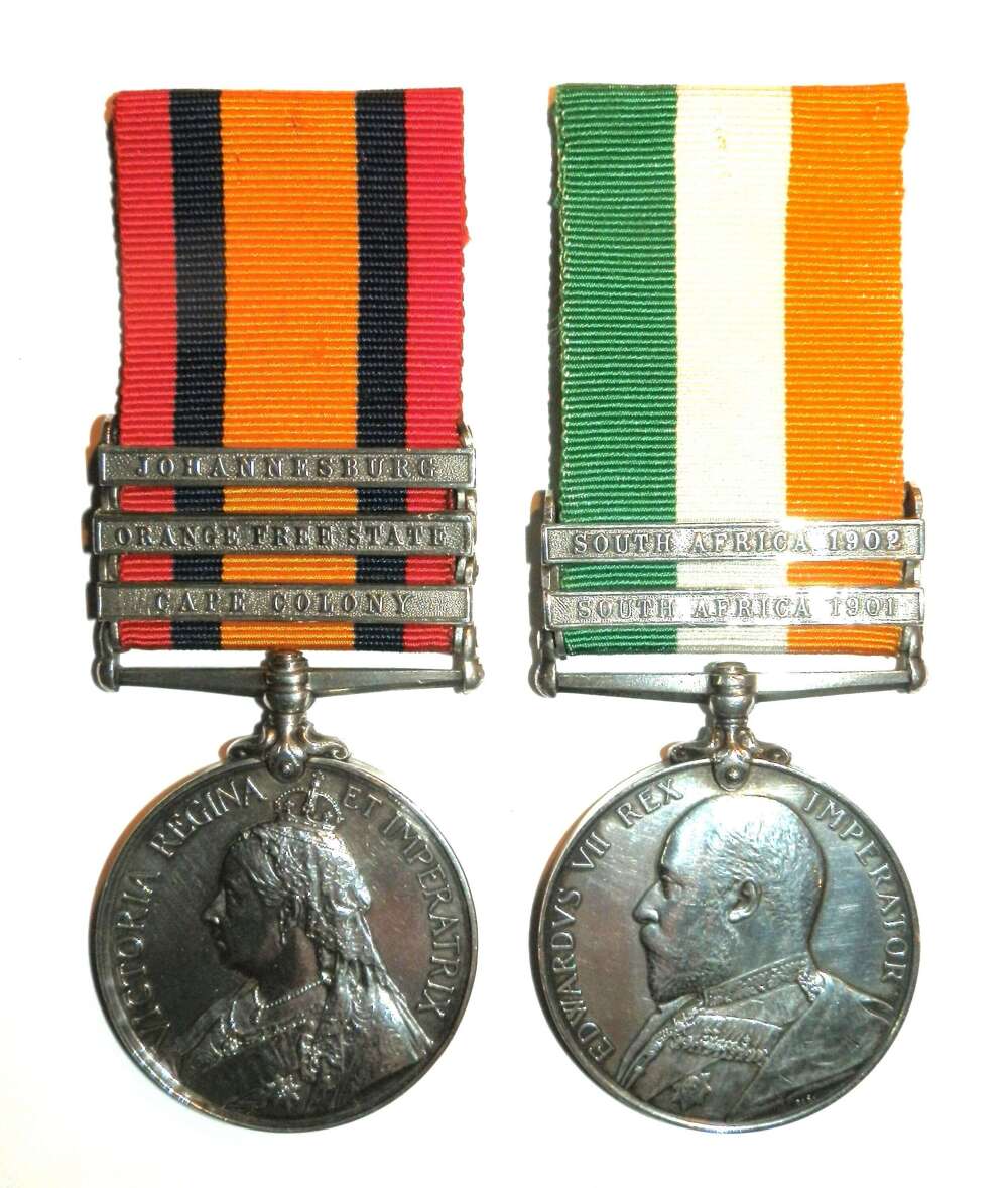 PAIR. 2713 Private P. Burke. 2nd Bn.  North Staffordshire Regiment.
