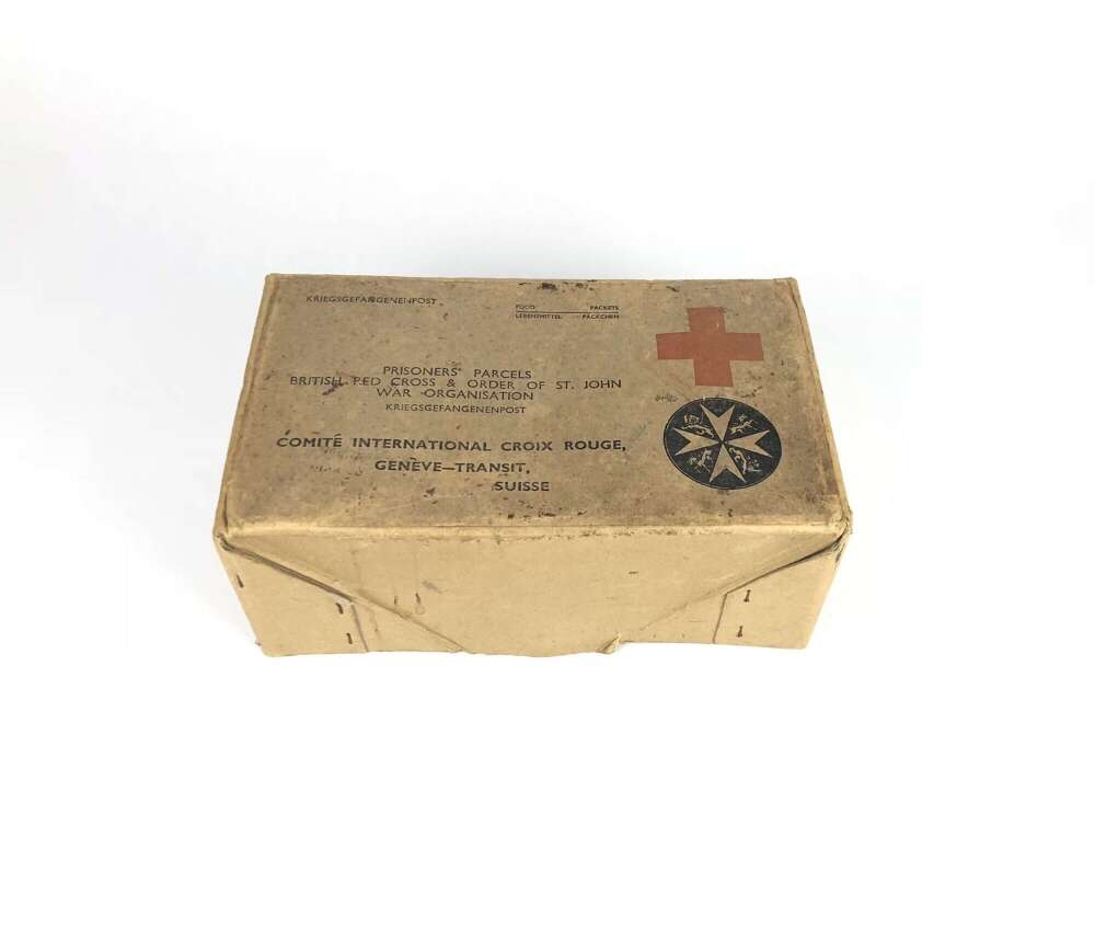 WW2 British British Red Cross POW Food Cardboard Box.