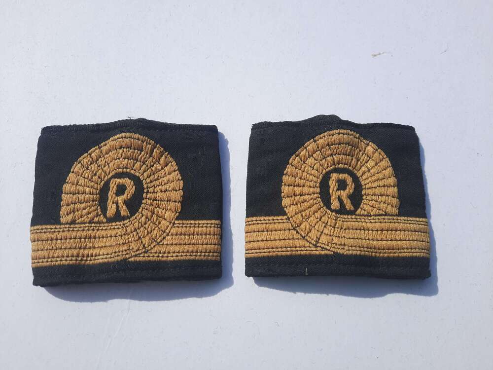 Royal Navy Reserve Sub-Lieutenant Rank Slides
