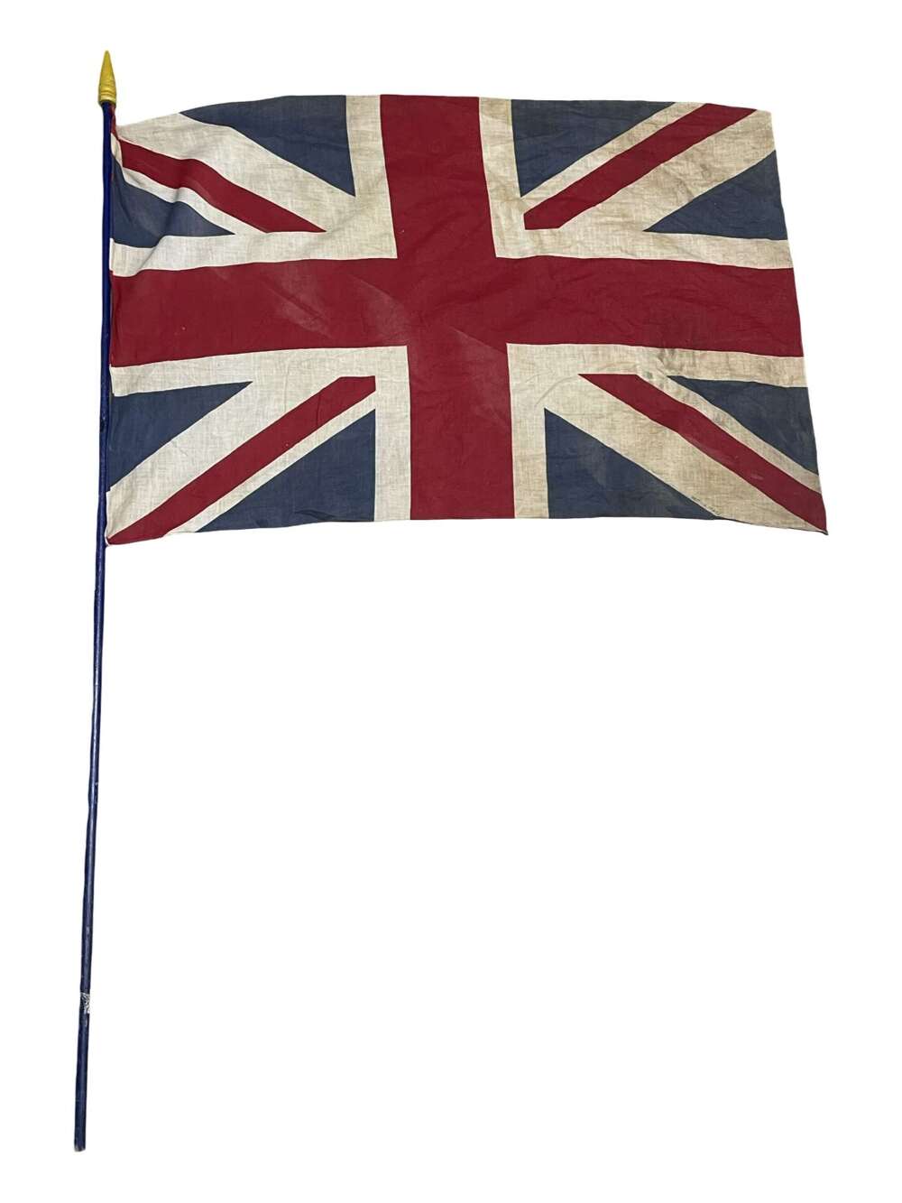Large Hand Held WW2 British Union Jack Printed Victory Parade Flag VE Day