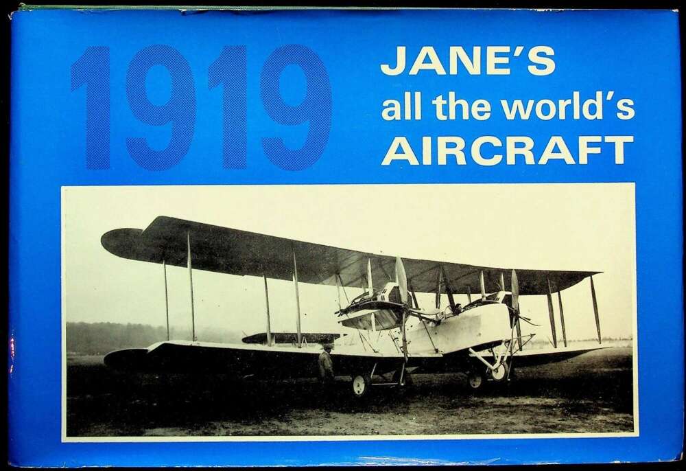 JANE'S All The World's Aircraft 1919: Reprint by CG Grey: 1969 Hardback