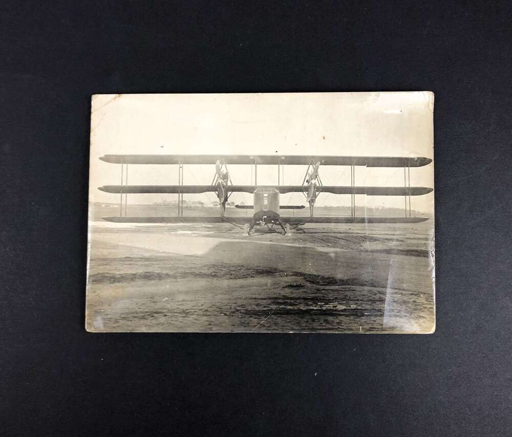 WW1 Bristol Braemar Triplane Original Photograph.