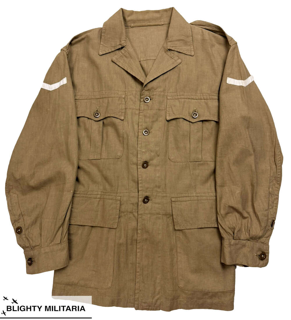 Original 1955 Dated 1950 Pattern Khaki Drill Bush Jacket - Size 9
