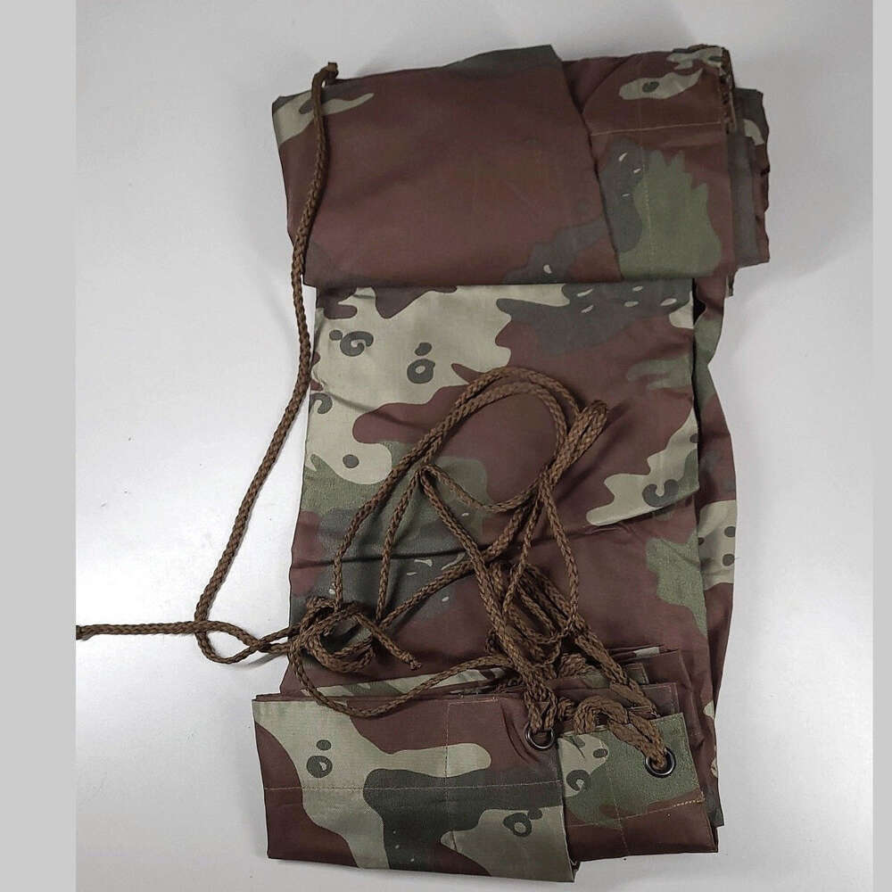 South African Defence Force (SANDF) Soldier 2000 Camo Bivvy/Poncho Groundsheet