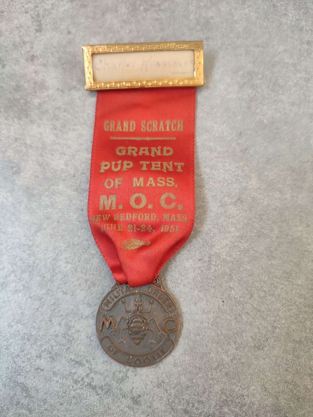 Named Military Order of the Cootie, Dated 1951