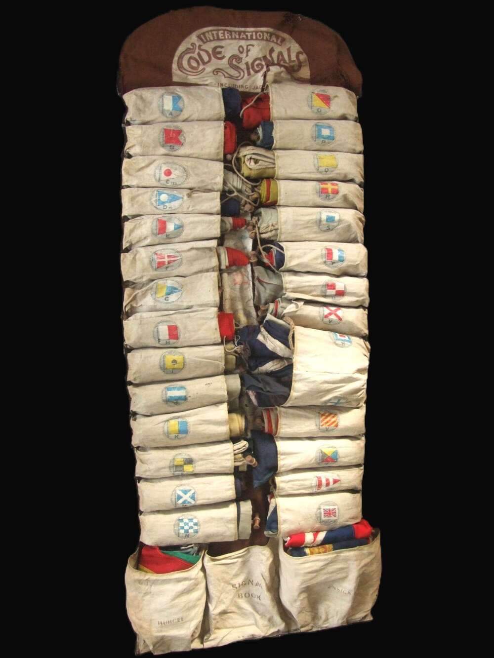 A WW2 Roll Of Ships "International Code of Signals Flags" HMS Pelican