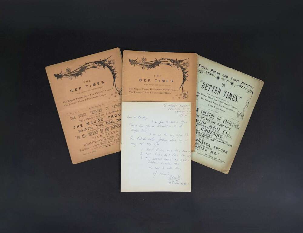WW1 Original &ldquo;BEF TIMES&rdquo; (Wipers Times) Magazine Notts & Derby Regt.