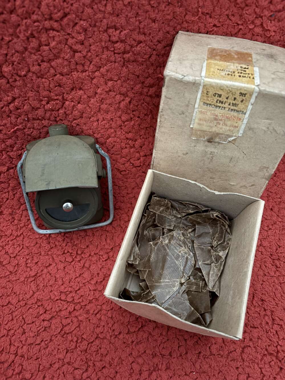 WW2 British No.1 Electric Lamp