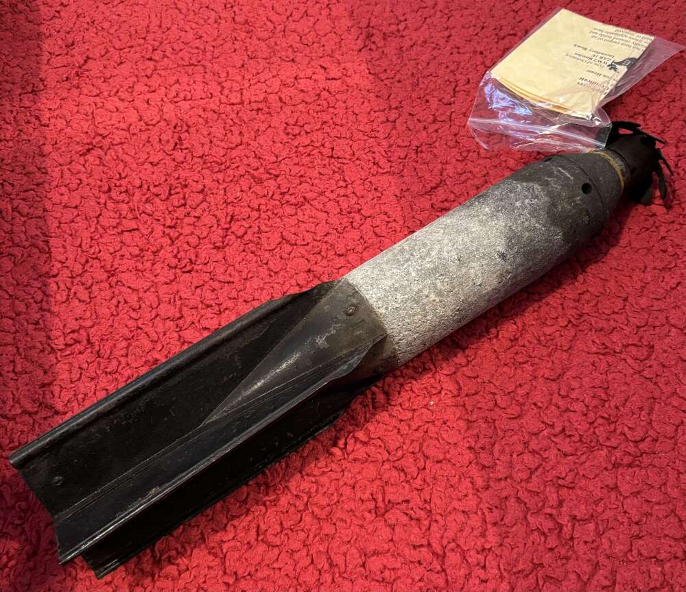 RARE WW2 Inert Russian ZAB 1E Incendiary Bomb