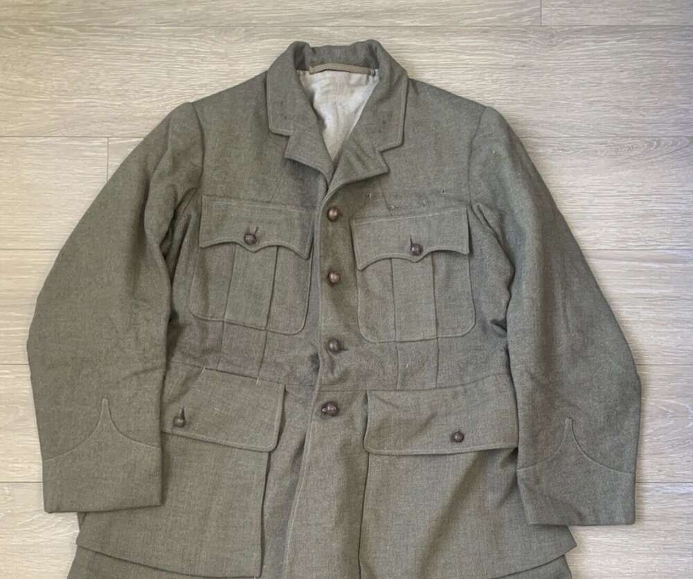 Scarce 2nd Boer War British Army Officer P1902 Open Collar Khaki Wool Tunic