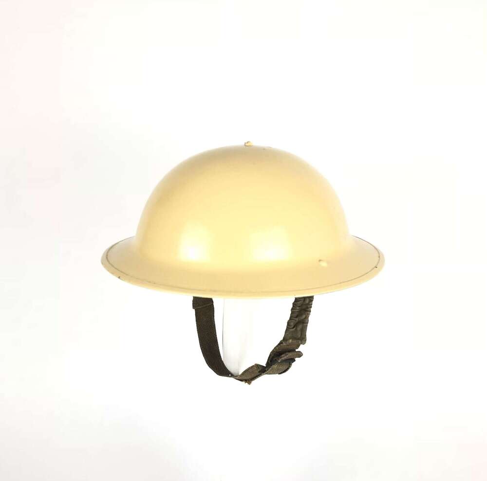 WW2 Home Front Blitz Period Steel Helmet Dated 1939.