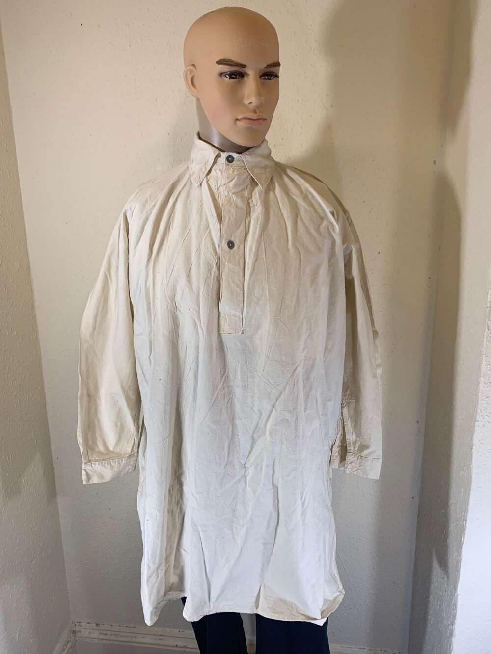 WW1 HOSPITAL WARD/BED SHIRT RARE 1916 dated.