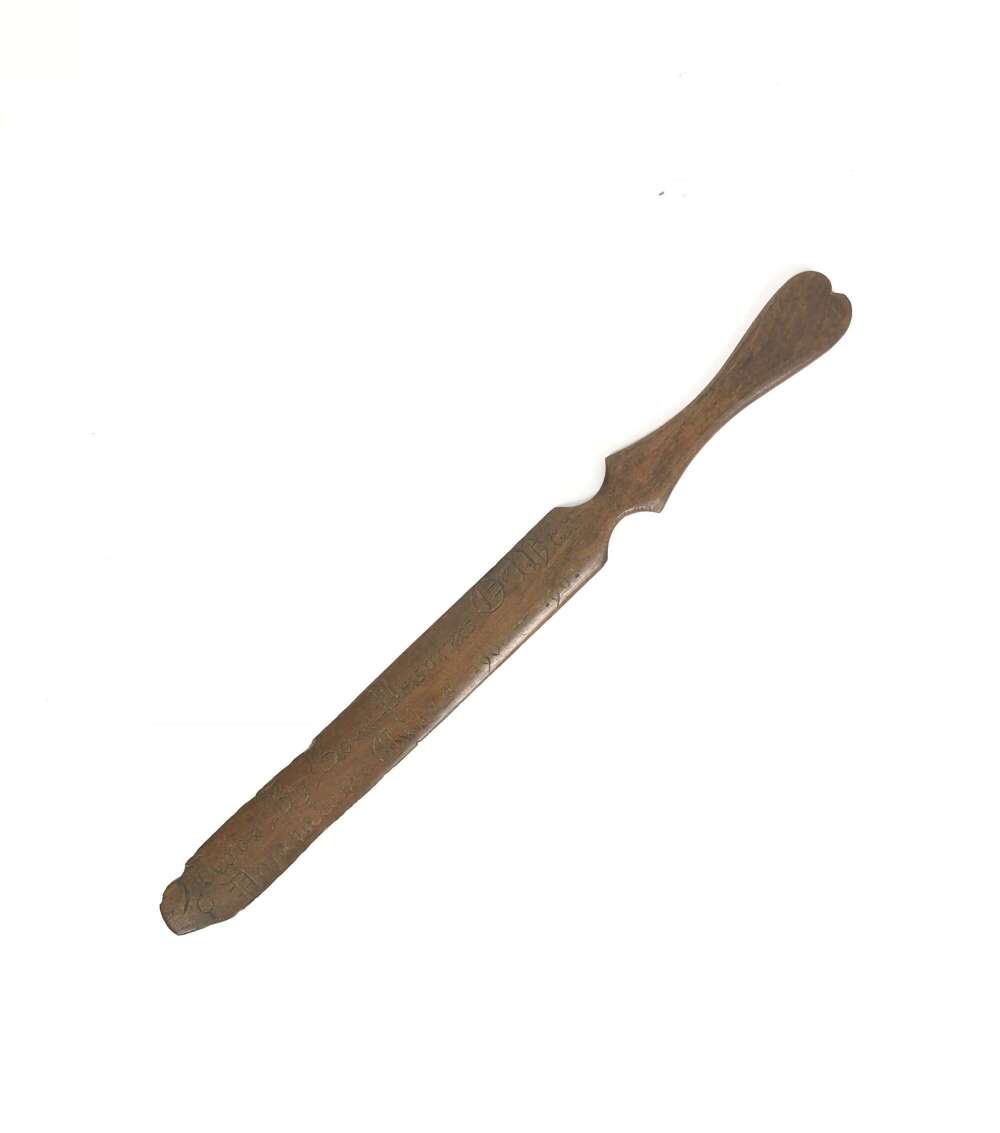 Boer War Boer POW Ceylon Trench Art Page Turner