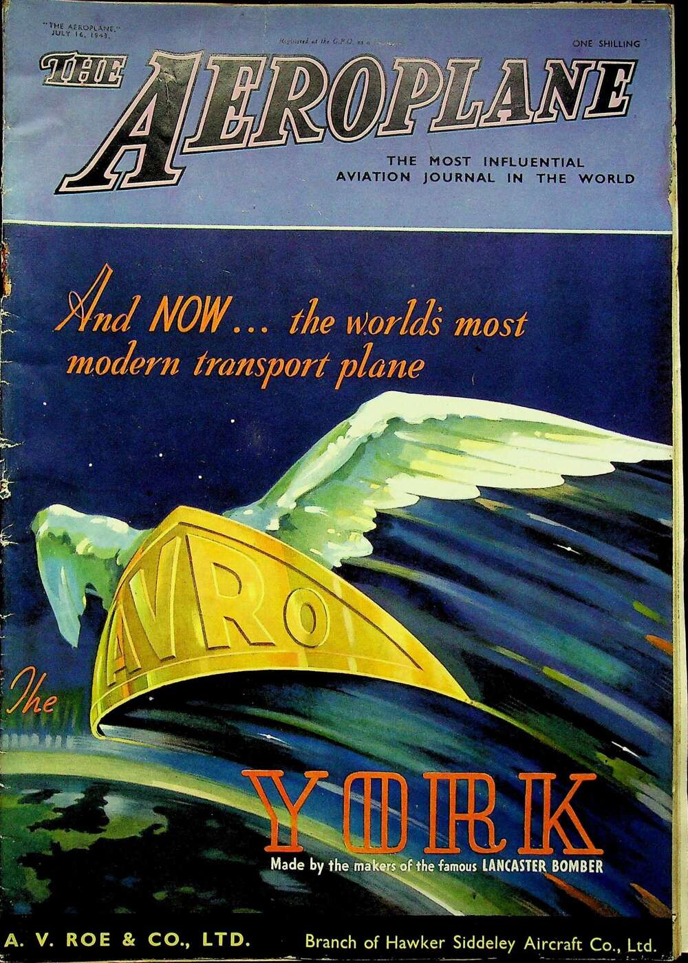 The Aeroplane 16 July 43: Sicily Invaded, Typhoon, Mercedes DB.601A, Rolls-Royce Training