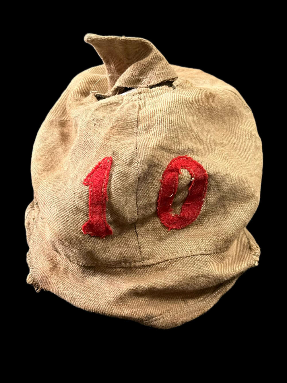 RARE WW1 GERMAN M15 PATTERN PICKLEHAUBE HELMET COVER (10TH INFANTRY REGIMENT)
