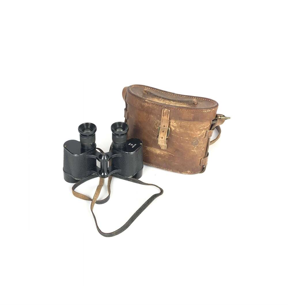WW2 RAF Issue Binoculars and Case